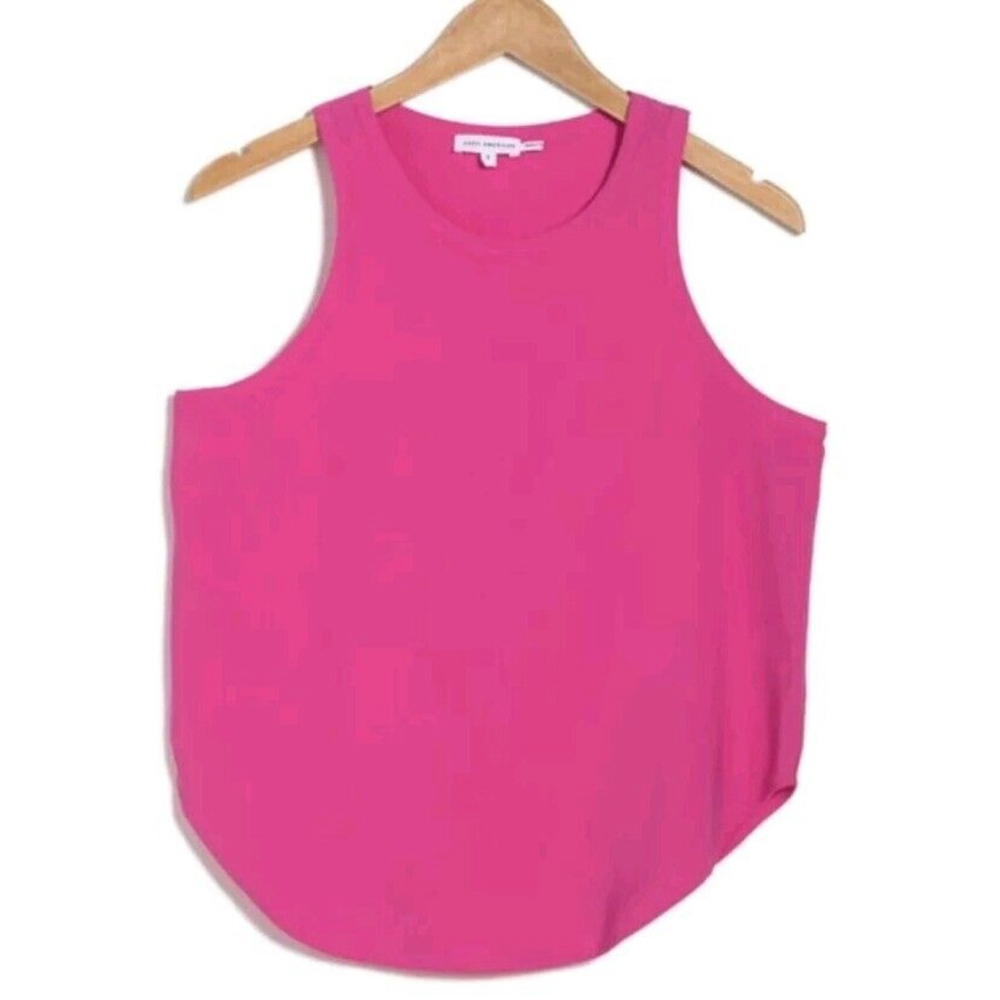 Good American Good Touch Cutaway Top In Hawaiian Pink Size 7(4X) NWT MSRP $70